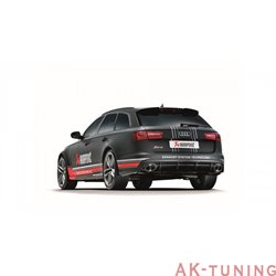 Audi RS6 C7 - Akrapovic Evolution System i Titan med kolfiber utblås | akra-au/ti/3h