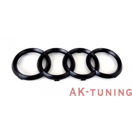 Audi blank svarta ringar till grill | AK-blackringsfr