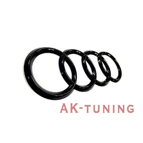 Audi blank svarta ringar bak | AK-blackringbak