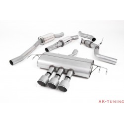 Honda Civic Type R FK8 Turbocharged 2.0 i-VTEC - Cat-back (resonated) 3x Titanium GT100 utblås - 3" | SSXHO242