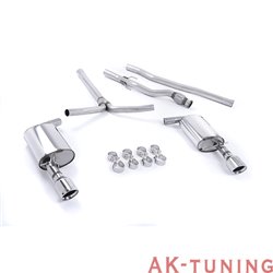 Mini Cooper (R55) Cooper S Clubman 1.6i Turbo Cat-back - Non-resonated (mindre dämpad) 2,5" | SSXM026
