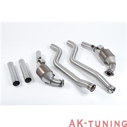 Mercedes C-Class Coupé 63 AMG Primary Hi-Flow Cats and Secondary Cat Bypass - Passar med original system 2,75" | SSXMZ102