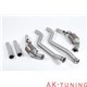 Mercedes C-Class C63 AMG Primary Hi-Flow Cats and Secondary Cat Bypass - Passar med original system 2,75" | SSXMZ102