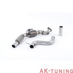 Ford Mustang 2.3 EcoBoost (Fastback) Downpipe med racekatalysator - Passar enbart med Milltek cat-back, Steg 2 mjukvara nödvä...