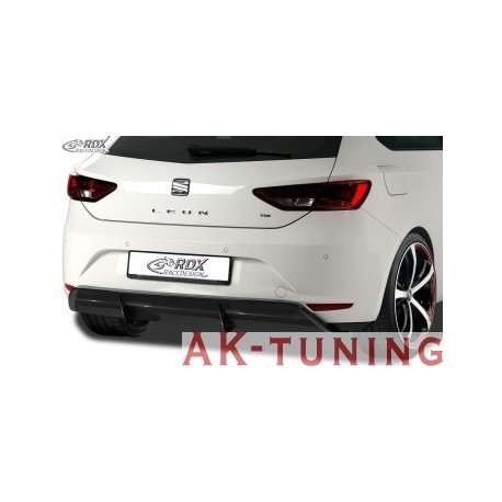 Bakre stötfångare tillägg SEAT Leon 5F / Leon 5F SC Diffuser | AK-RDHA066