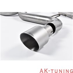 Ford Focus Mk2 ST 225 Cat-back - 3" 'Race' System - Titanium GT-100 ändrör 3" | SSXFD163