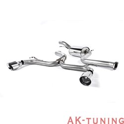 Ford Focus Mk2 ST 225 Cat-back - 3" 'Race' System - Polished GT-100 ändrör 3" | SSXFD135