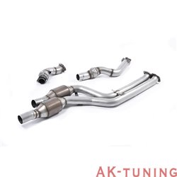 BMW 4 Serie F82 M4 Coupé Downpipes med svart coating - Passar med Milltek Sport cat back system enbart - Kräver Lambda förlän...