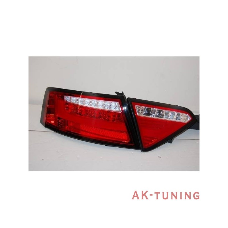 Bakre lyktor AUDI A5 24D 0709 LED RED FLASHING LED AKTuning