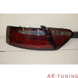 Bakre lyktor AUDI A5 2-4D 07-09 LED RED/SMOKED FLASHING LED | AK-FAAU112