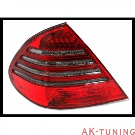 Bakre lyktor MERCEDES W211 07-09 LED RED SMOKED | AK-FAME025