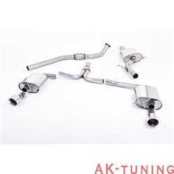 Audi A5 Coupé 2.0 TFSI 2WD och quattro S-tronic Cat-back - Dubbla utblås Kräver A5 3.2 S-line diffuser med Dubbla utblås. S-l...