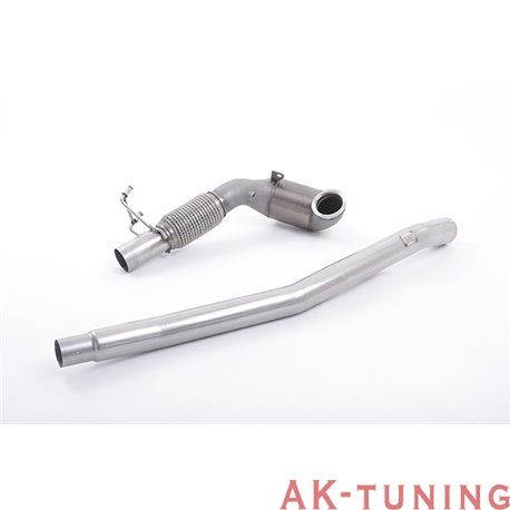 Audi S3 2.0 TFSI quattro Sedan 8V Downpipe med racekatalysator - 200 cell racekatalysator - Passar enbart med OEM systemet oc...