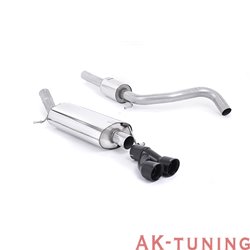 Audi A1 1.4 TFSI 122hk Cat-back - Resonated (mer dämpad) med Cerakote svarta ändrör 2,5" | SSXAU458